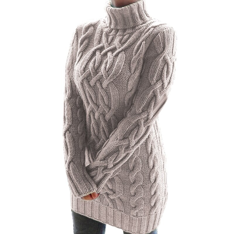 Valenzora - Stay cozy and warm with this stylish knitted dress