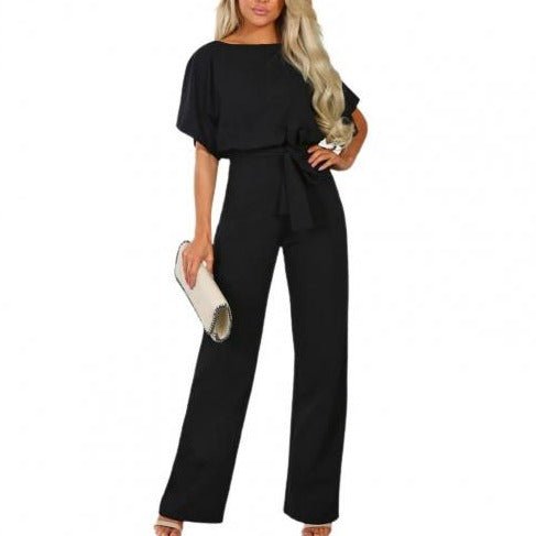 Valenzora Jumpsuit with round neck