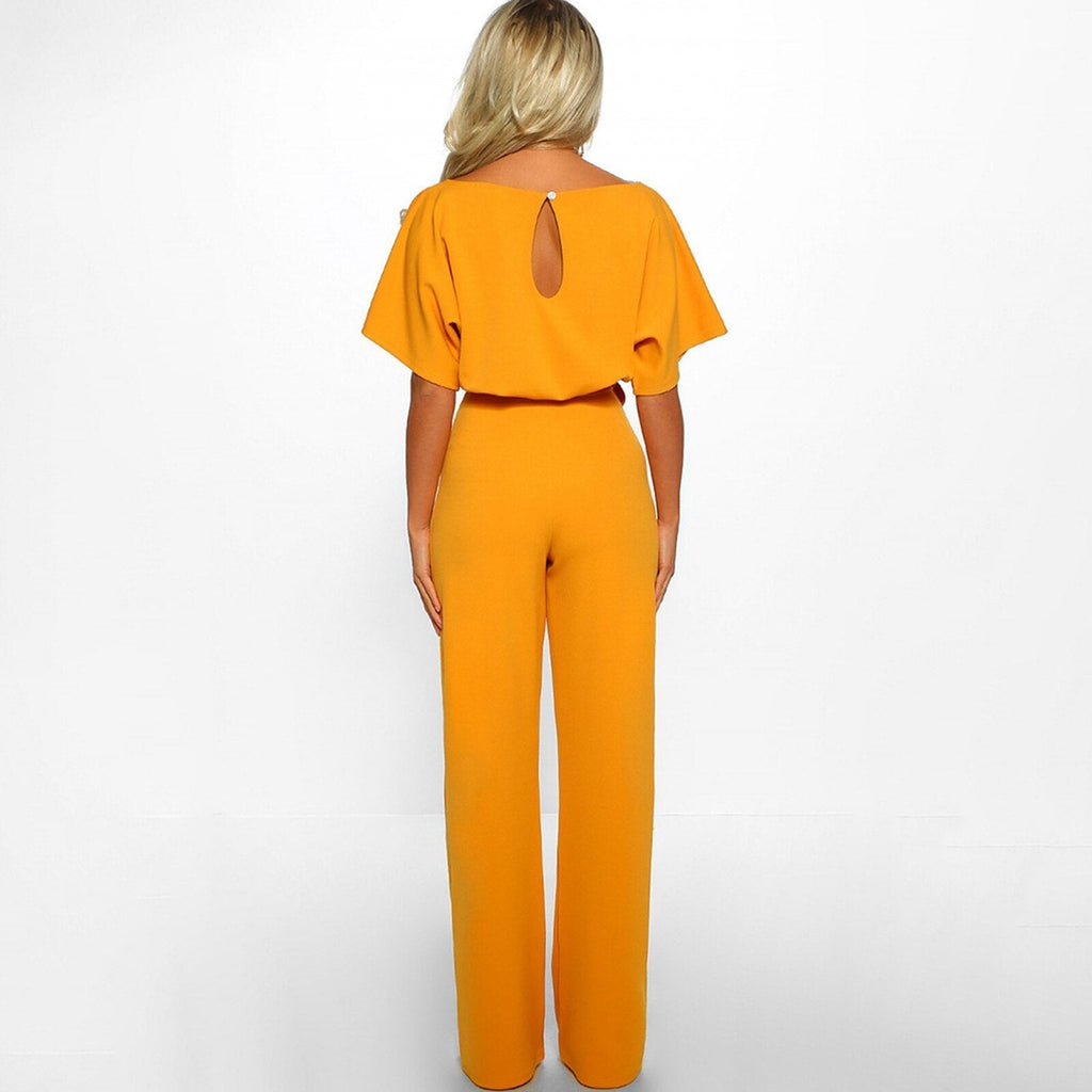 Valenzora Jumpsuit with round neck