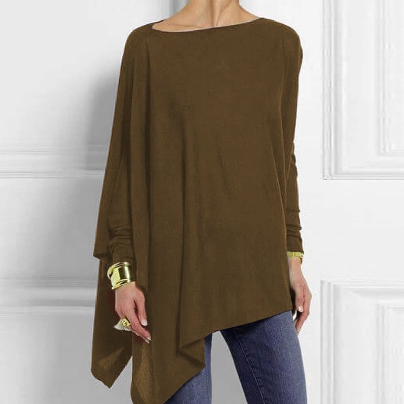 Valenzora | Comfortable autumn O-neck long-sleeved top for women