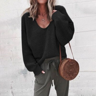Valenzora Pullover mit V-Ausschnitt