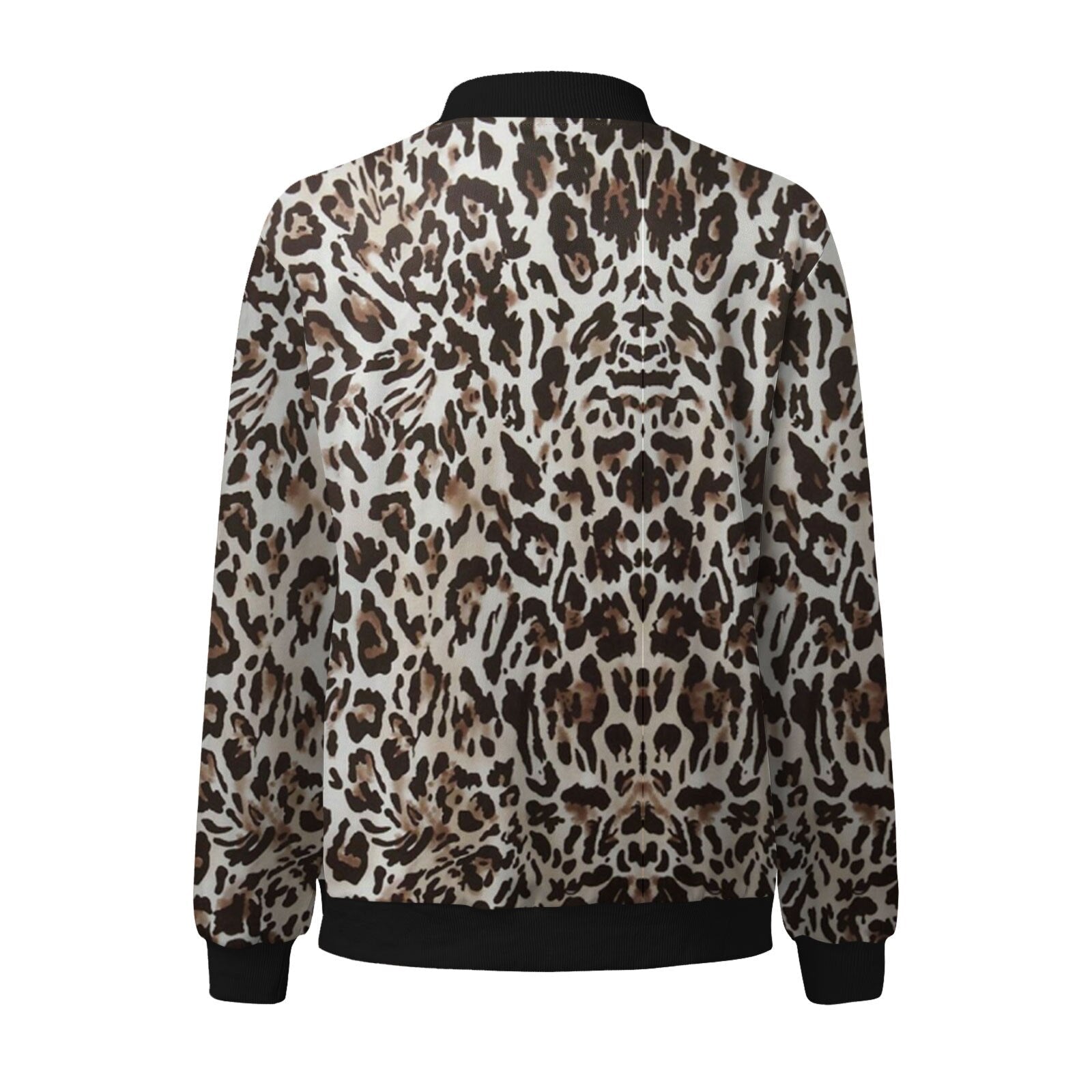 Valenzora | Short trendy jacket with leopard print