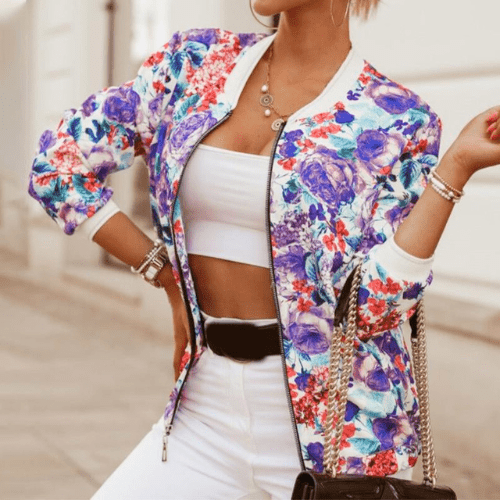 Valenzora | Damen Jacke im Vintage-Stil, Damen Übergangsjacke, Perfekt zum Layering