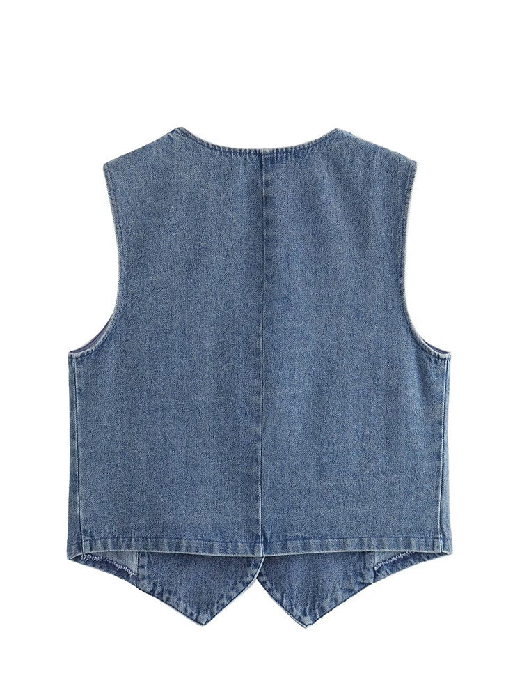 Valenzora | Damen Jeansjacke in Blau