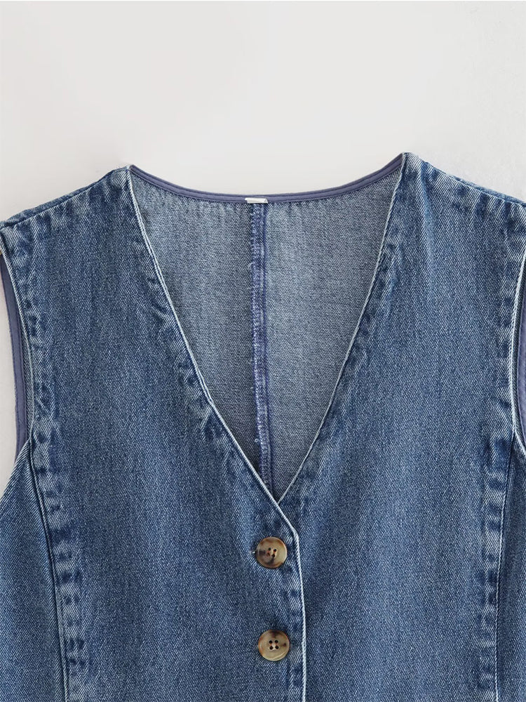 Valenzora | Damen Jeansjacke in Blau