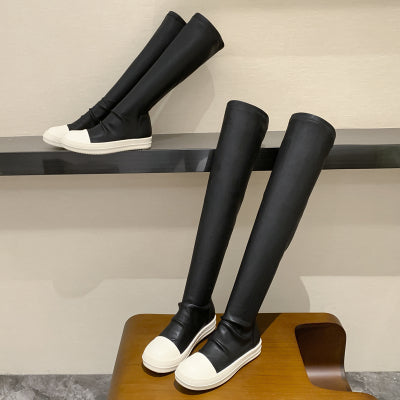 Valenzora | Flache Stiefel für Damen