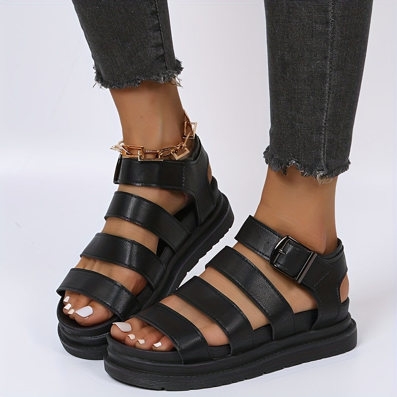 Valenzora | Sandals with buckle straps