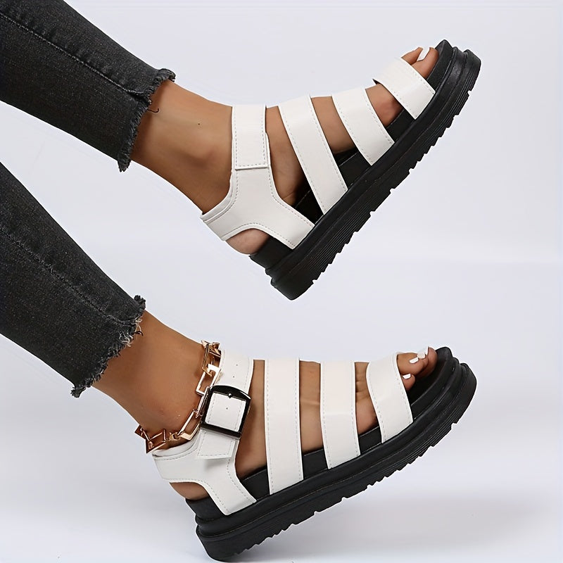 Valenzora | Sandals with buckle straps