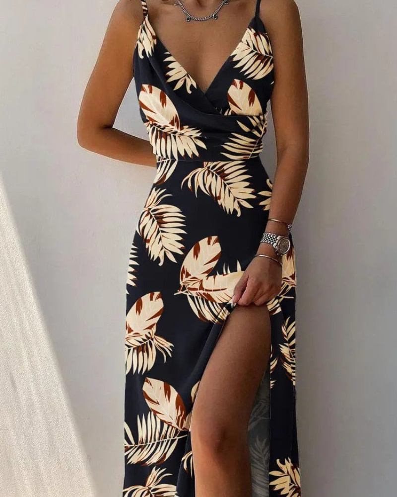 Valenzora | Dress with Long Slit for Women
