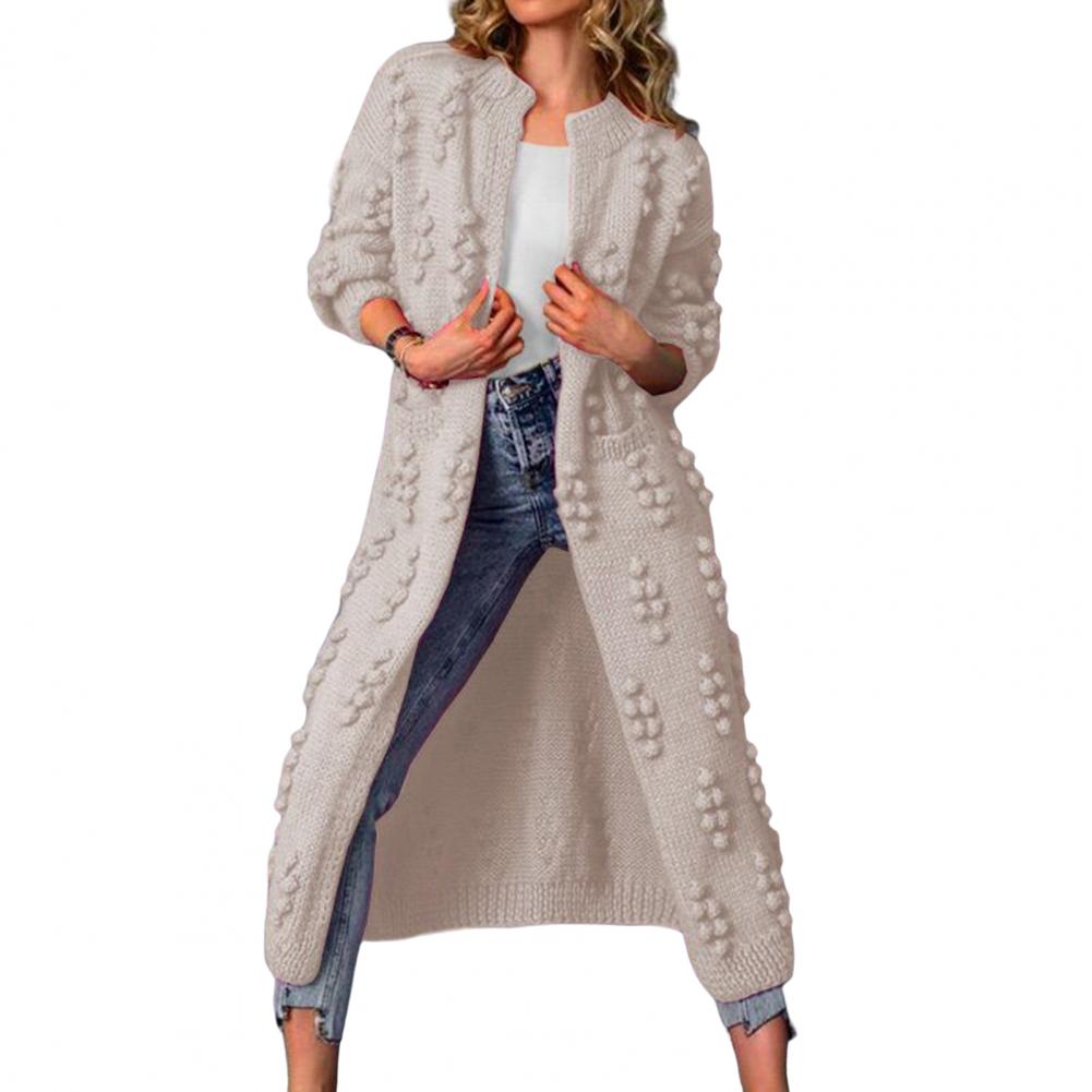 Valenzora Wave Long Knit Coat
