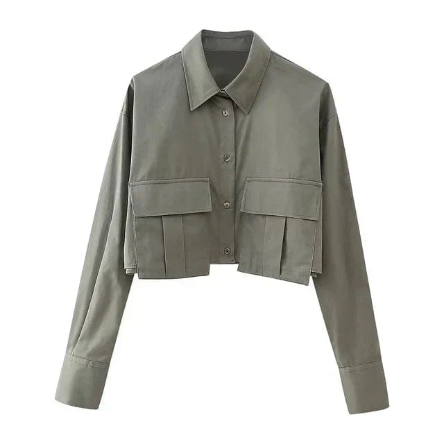 Valenzora | Crop Blouse Top