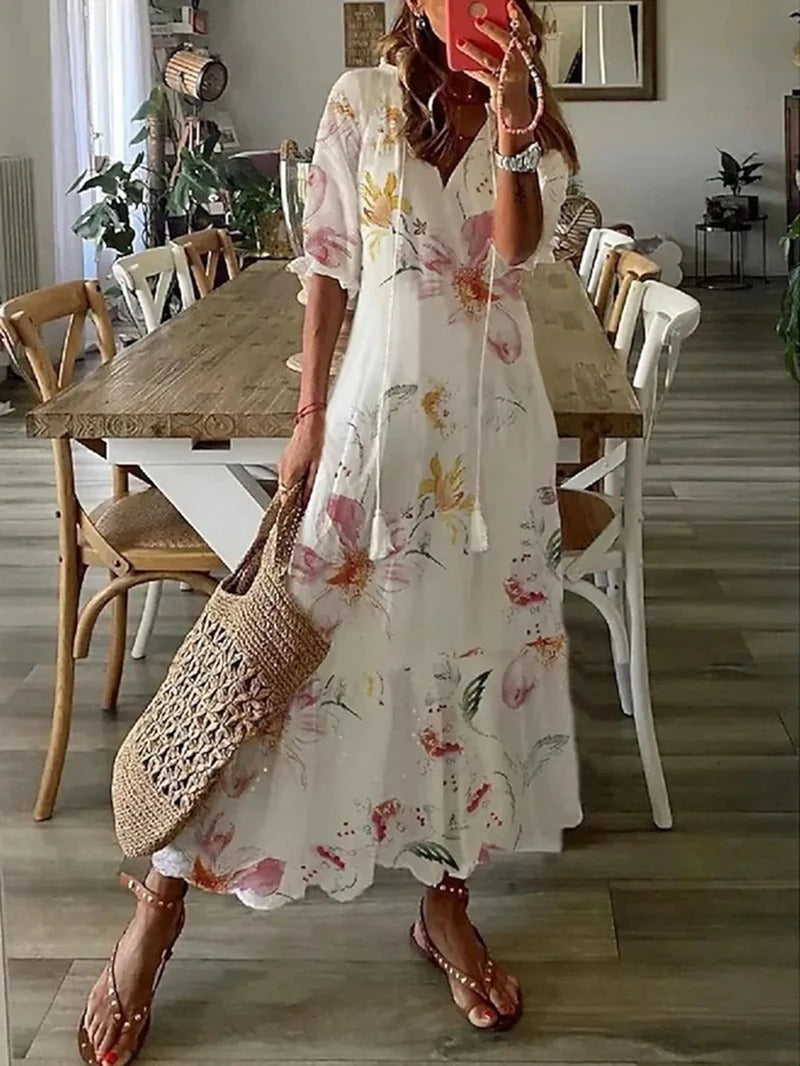 Valenzora | Comfortable and stylish summer dress with print